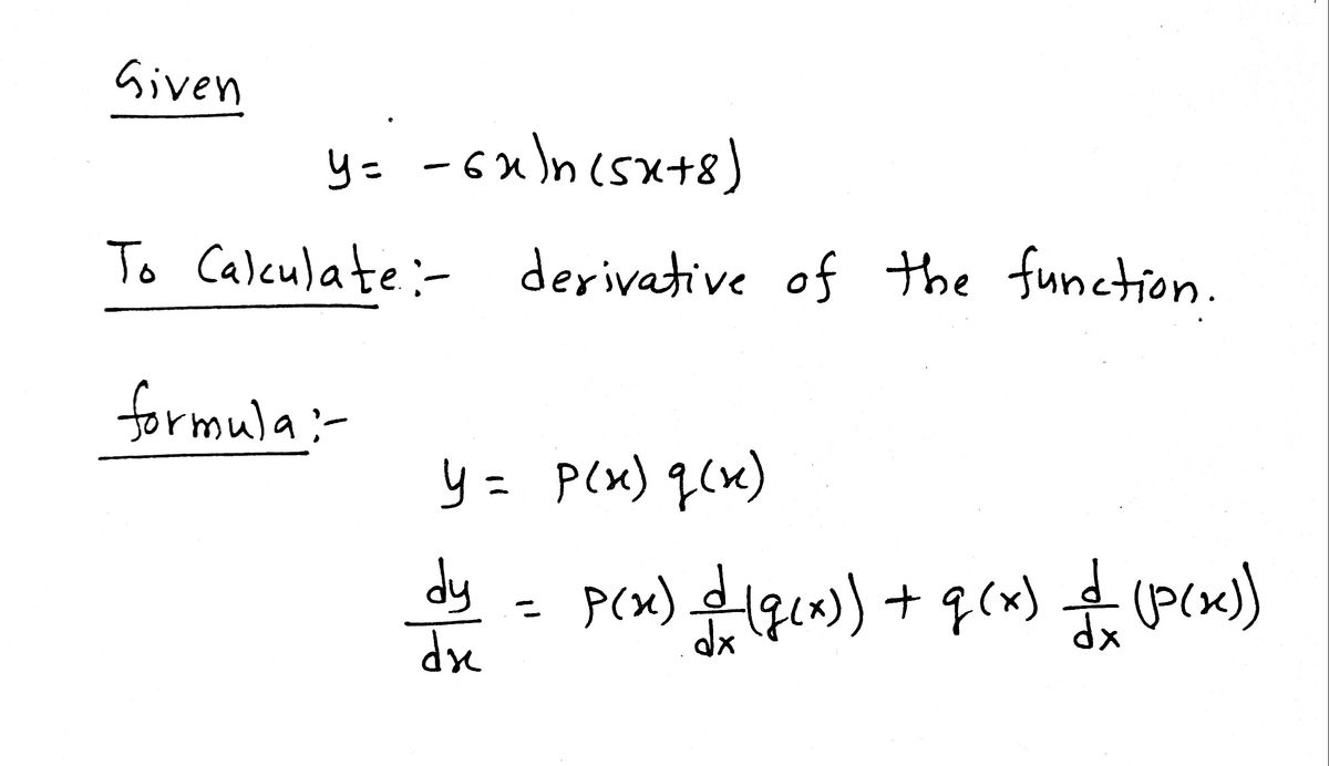 Calculus homework question answer, step 1, image 1